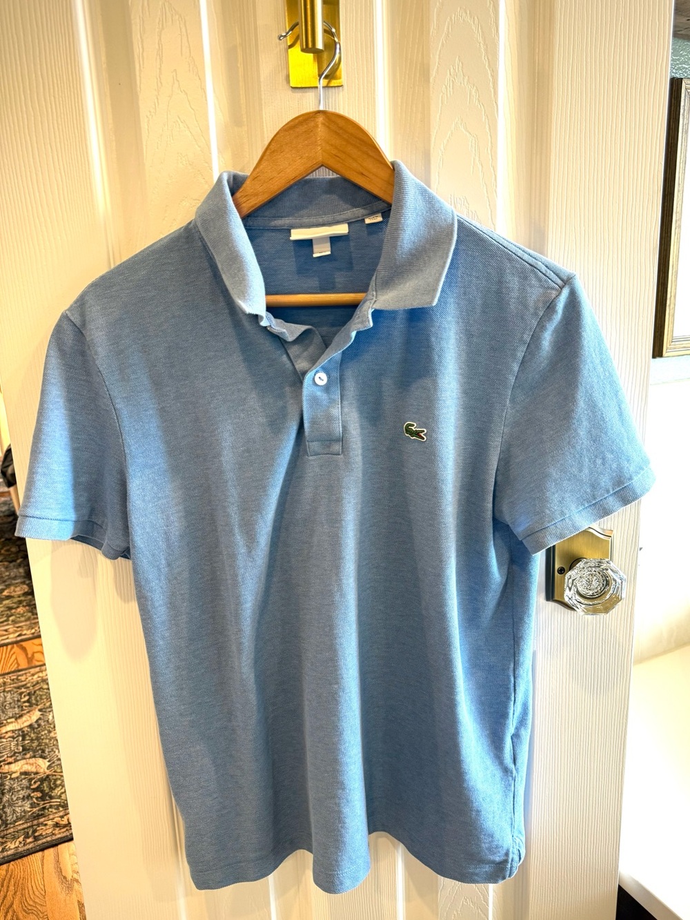 Lacoste Men's Classic Light Blue Polo Shirt